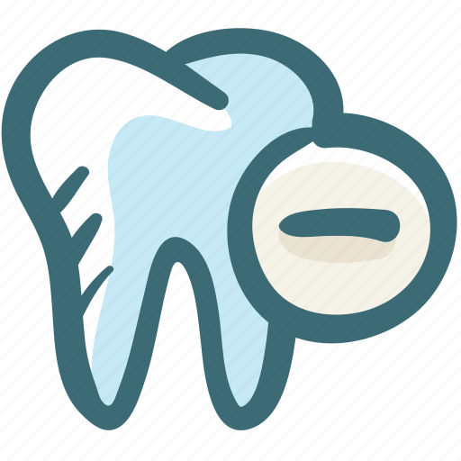 Care, delete, dental, gum, minus, remove, tooth icon - Download on Iconfinder