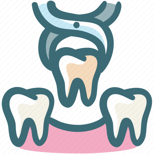 Dental, doodle, extract, operation, surgery, tool, tooth icon - Download on Iconfinder