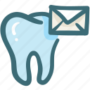 care, contact, dental, doodle, email, service, tooth