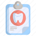 dental, care, record, healthcare, hospital, treatment, document, report, clipboard