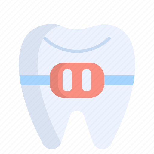 Dental, care, braces, mouth, orthodontic, closeup, treatment icon - Download on Iconfinder