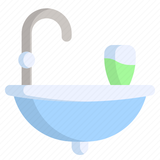 Dental, care, sink, clean, interior, kitchen, bathroom icon - Download on Iconfinder