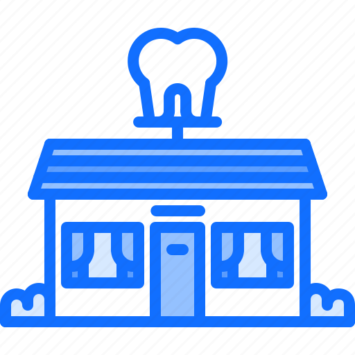 Building, clinic, dental, dentist, medicine, tooth icon - Download on Iconfinder