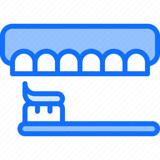 Dental, dentist, jaw, medicine, tooth, toothbrush, toothpaste icon - Download on Iconfinder