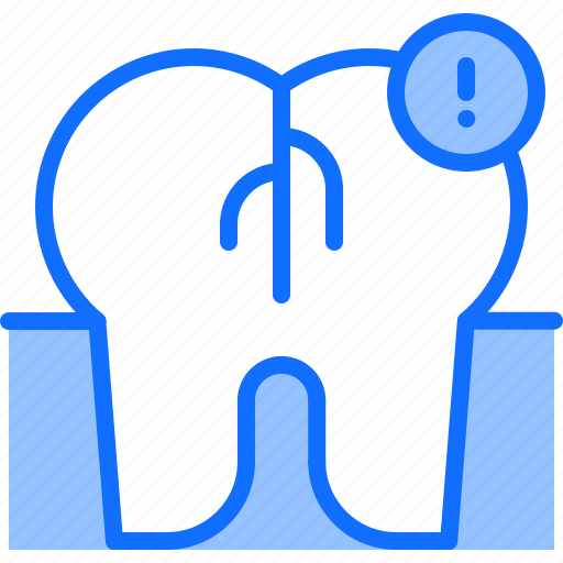 Crack, danger, dental, dentist, medicine, tooth icon - Download on Iconfinder