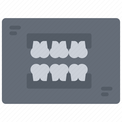 Dental, dentist, jaw, medicine, ray, tooth, x icon - Download on Iconfinder