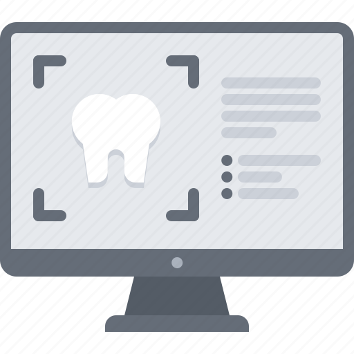Dental, dentist, medicine, ray, scan, tooth, x icon - Download on Iconfinder