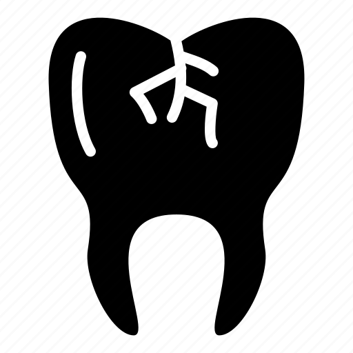 Crack, dental, dentist, teeth, tooth icon - Download on Iconfinder