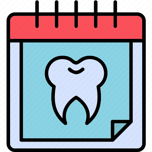 Appointment, calendar, teeth, oral, dental, icon icon - Download on Iconfinder