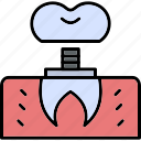 crown, dental, teeth, tooth, dentist, icon