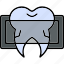 dental, x, ray, tooth, care, dentist, healthcare, icon 