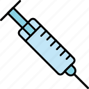 syringe, njecting, injection, intravenous, vaccine, icon
