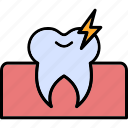 toothache, healthcare, hygiene, medical, icon
