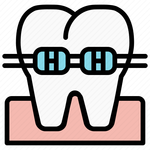 Braces, canine, dental, dentist, health, teeth, tooth icon - Download on Iconfinder