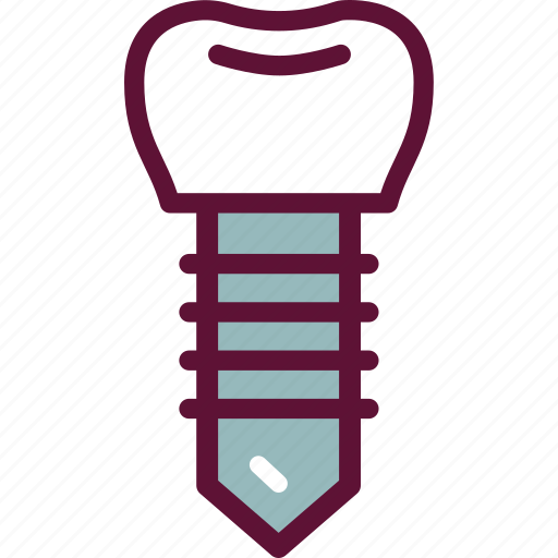 Artificial, tooth, implant icon - Download on Iconfinder