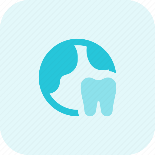 Globe, tooth, medical, earth icon - Download on Iconfinder
