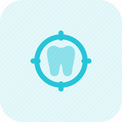 Tooth, target, medical icon - Download on Iconfinder
