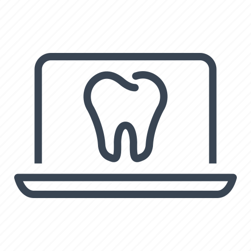 Dentist, dental, online, website, computer icon - Download on Iconfinder