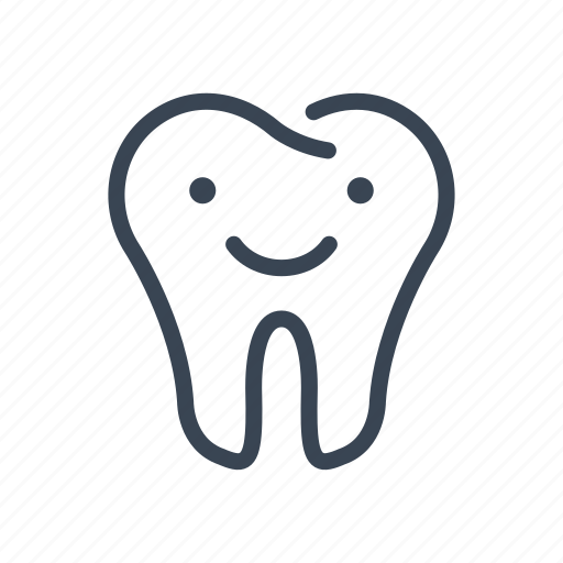 Tooth, teeth, healthy, happy, smile icon - Download on Iconfinder