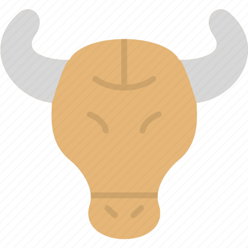 Bull, skull, buffalo, head, animal, icon icon - Download on Iconfinder