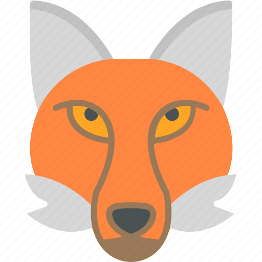 Fox, animal, head, wild, wolf, icon icon - Download on Iconfinder