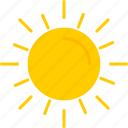sun, sunshine, weather, light, icon