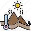 hot, weather, climate, forecast, temperature, thermometer, warm, icon 