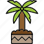 yucca, houseplant, mexican, tropical, palm, gluten, icon 