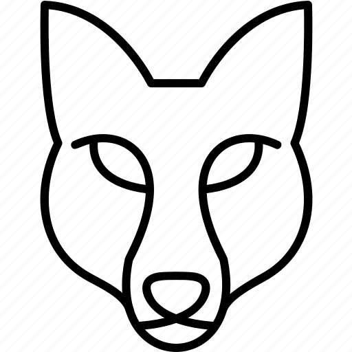 Fox, animal, head, wild, wolf, icon icon - Download on Iconfinder