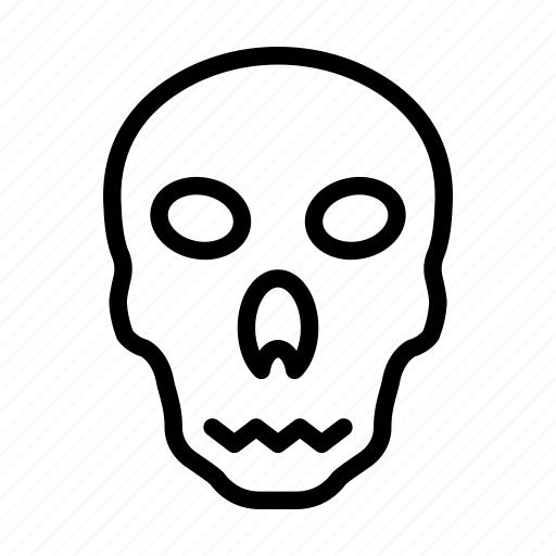Skull, bones, skeletal, death, anatomy icon - Download on Iconfinder