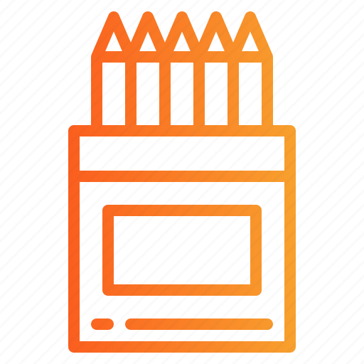 Color, colored, crayon, education, pencil, pencils icon - Download on Iconfinder