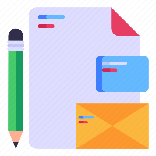 Letters, draft, postage, write mail, writing icon - Download on Iconfinder