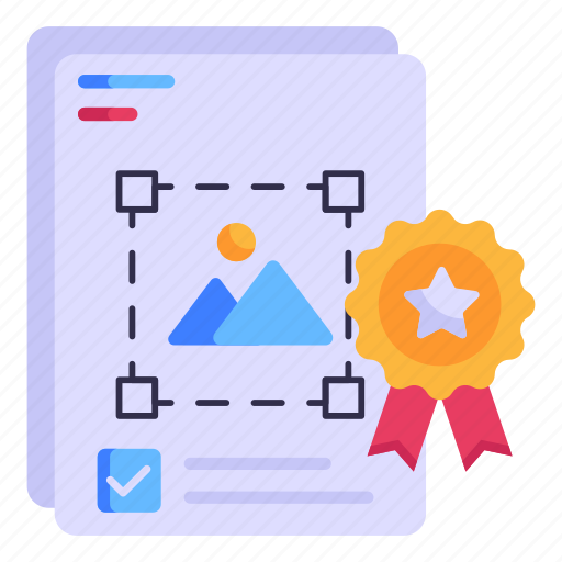 Degree, diploma, design certificate, credentials, achievement icon - Download on Iconfinder