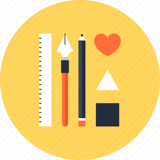 Design, development, draw, instrument, pen, pencil, ruler icon - Download on Iconfinder