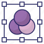 rgb, color, selection, venn, diagram, intersection, cmykicon 