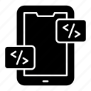 mobile, coding, programming, development, source