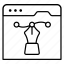 bezier, tool, pen