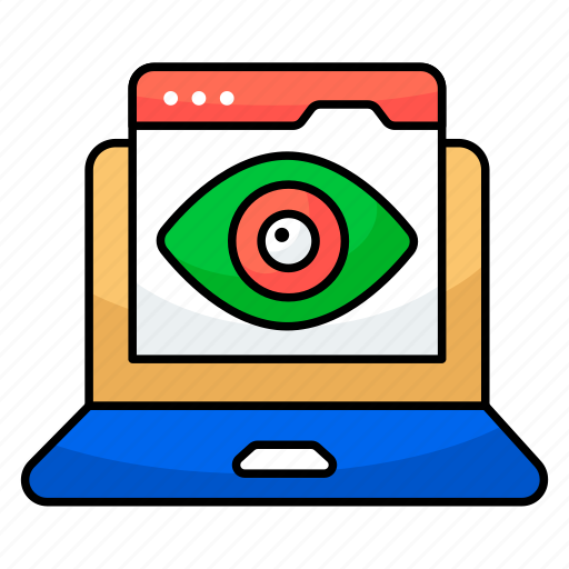 Web, monitoring, online, inspection, visualization, computer icon - Download on Iconfinder