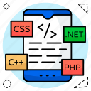 1mobile, programming, software, development, html, coding, mobile, managementvector