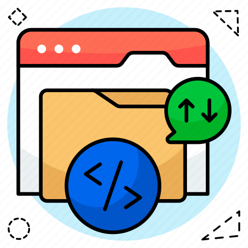 Coding, folder, programming, document, doc, archivevector icon - Download on Iconfinder