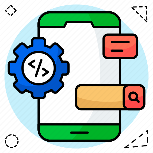 Mobile, programming, software, development, html, coding, managementicons icon - Download on Iconfinder