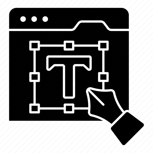 Transformation, tool, text, designing, graphic, illustrator icon - Download on Iconfinder