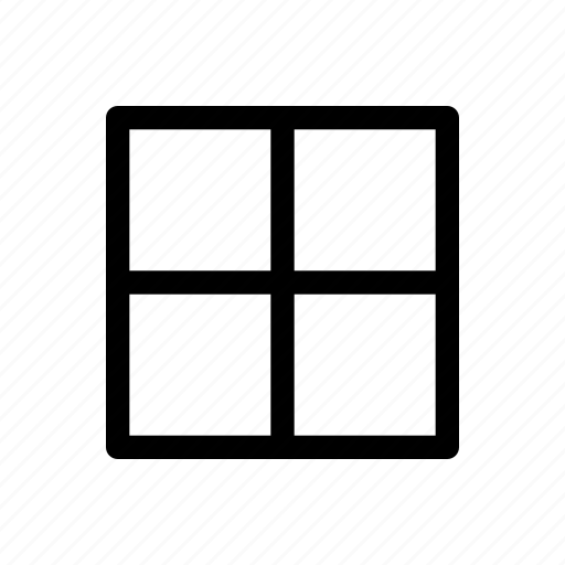 Grid four, tool, stroke icon - Download on Iconfinder