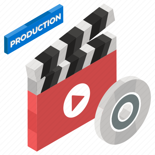 Cinematography, clapper, clapperboard, clapstick, slat board, sync slate, video production icon - Download on Iconfinder