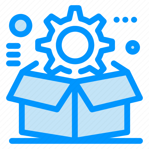 Box, cog, configuration, gear, setting icon - Download on Iconfinder