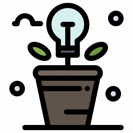 Brainstorm, fresh, idea, light, plant icon - Download on Iconfinder