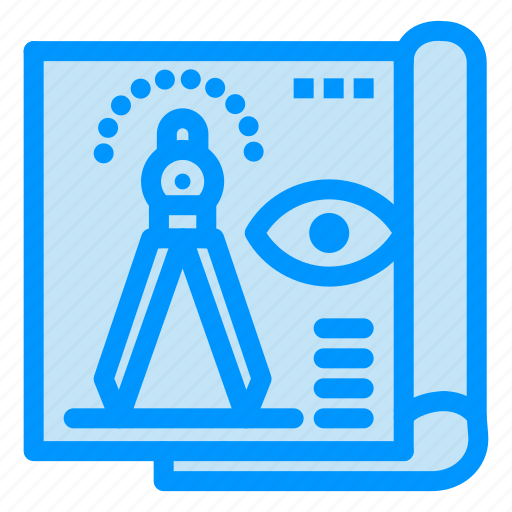 Blue, design, document, file, paper, print icon - Download on Iconfinder