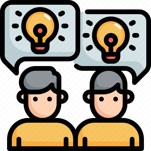 Idea, discussion, thinking, communication, business, brainstorm, conversation icon - Download on Iconfinder