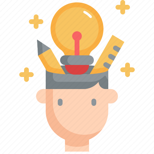 Creative, tool, head, idea, thinking, business, design icon - Download on Iconfinder