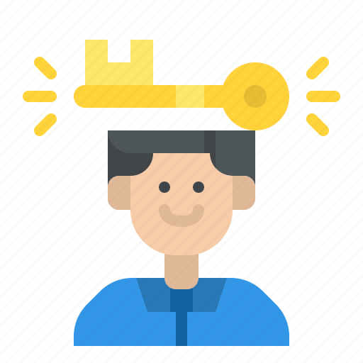 Head, key, solution, thinking icon - Download on Iconfinder